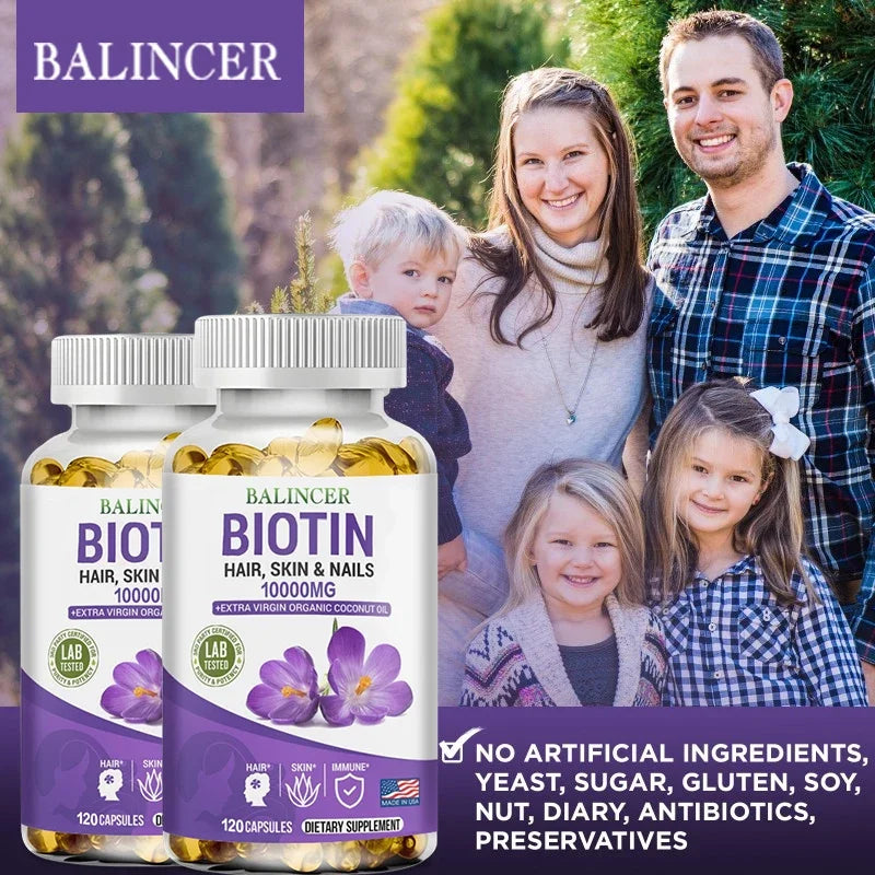 Balancer biotin supplement supports healthy skin immune