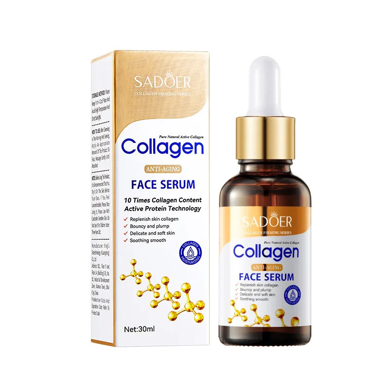 Collagen Skin Care Set Whitening Face Cream Anti-aging Firming Lifting Facial Serum Super Moisturizing Hyaluronic Essence