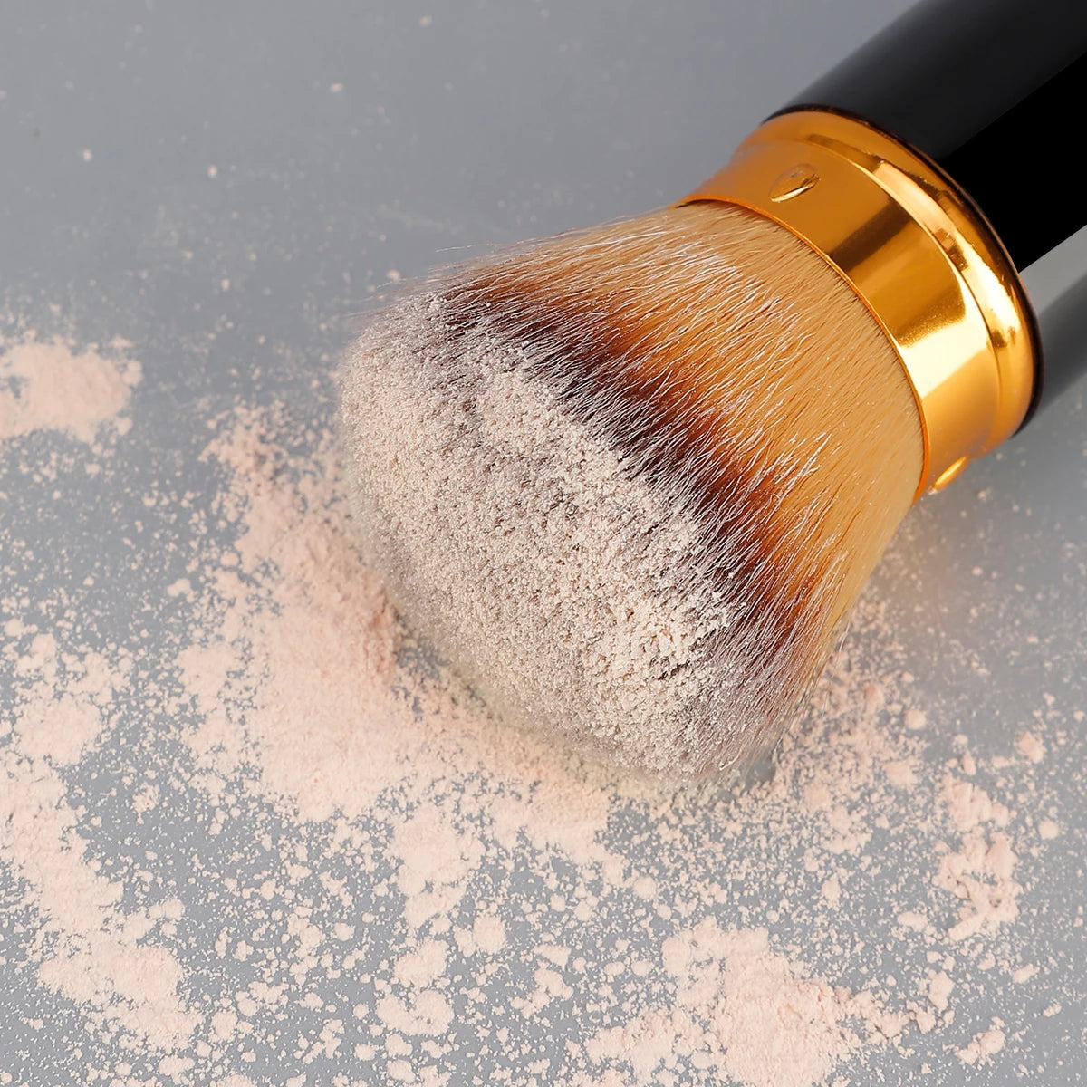 1 Pcs Retractable Makeup Brushes Powder Foundation Blending Blush Brush Make Up Cosmetics Brushes Female Metal Handle Brush