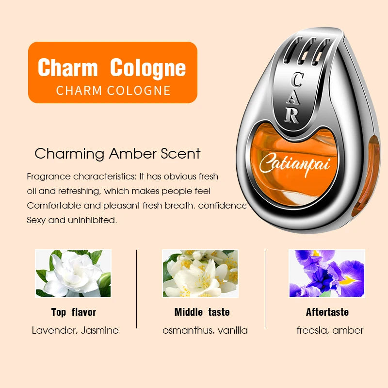 Car Air Freshener Fragrance Car Interior Air Vent Creative Diffuser Lasting Pendant Aromatherapy