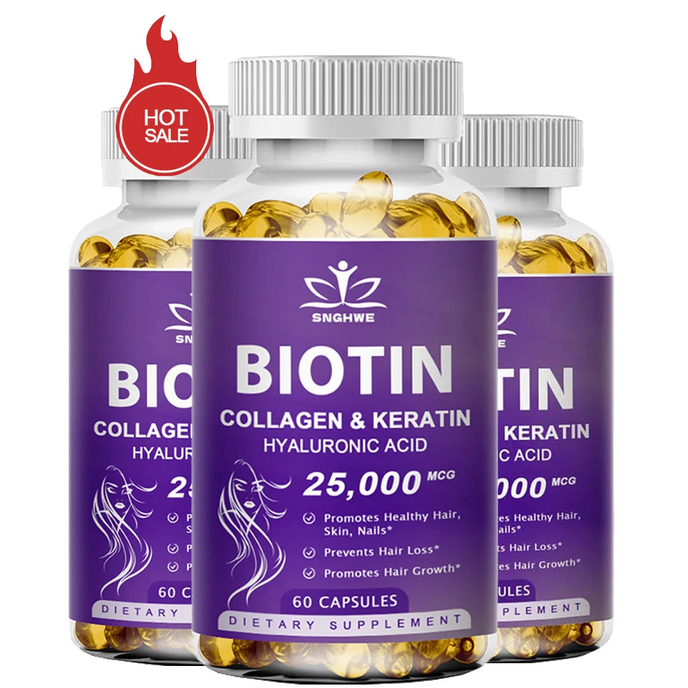 Free Sipping Biotin & Collagen Supplement Skin Beauty Health
