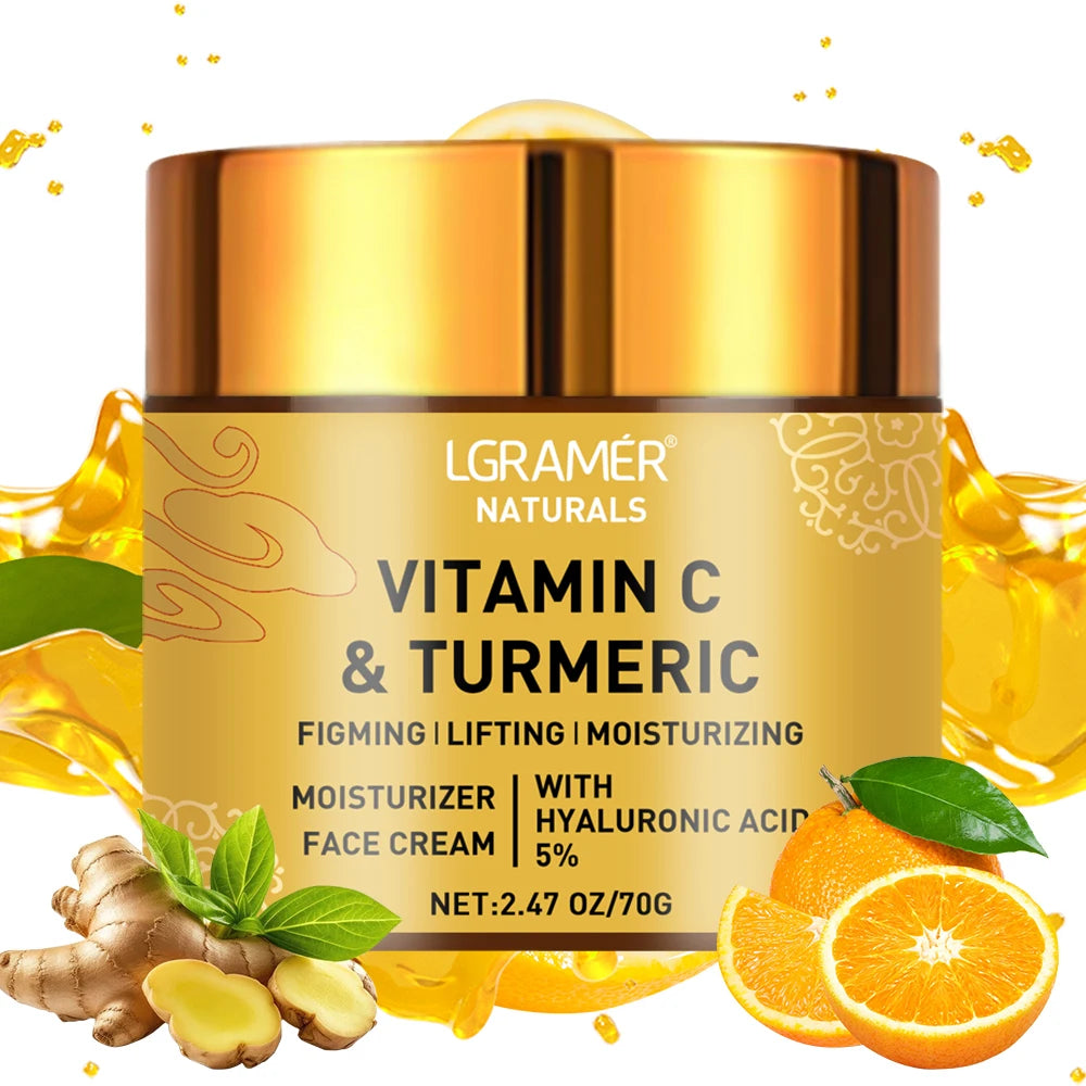 Turmeric Vitamin C cream Retinol Moisturizing Hyaluronic