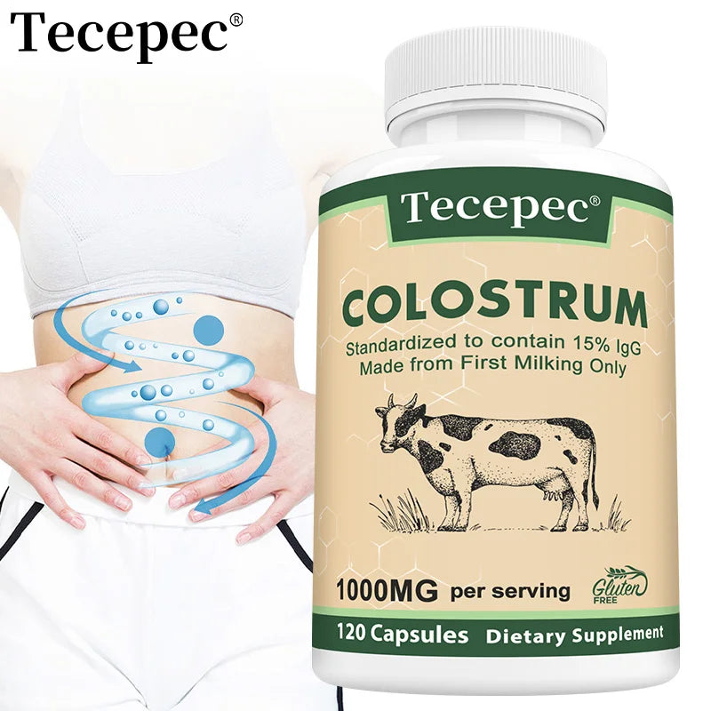 Colostrum Supplement for Digestive, Skin & Hair Health