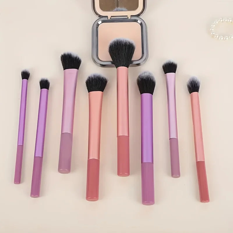 soft synthetic makeup brush kit