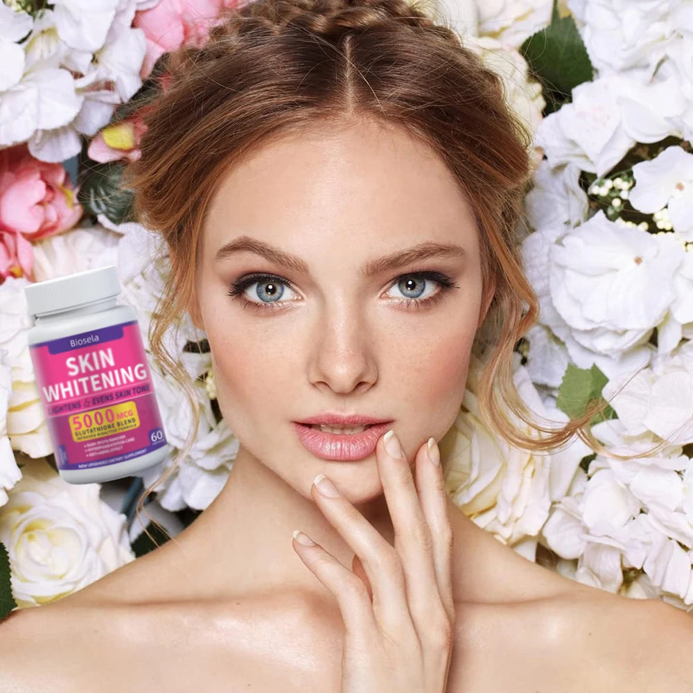 Foods Supplement Glutathione 5000mcg Vitamin C Skin Tone