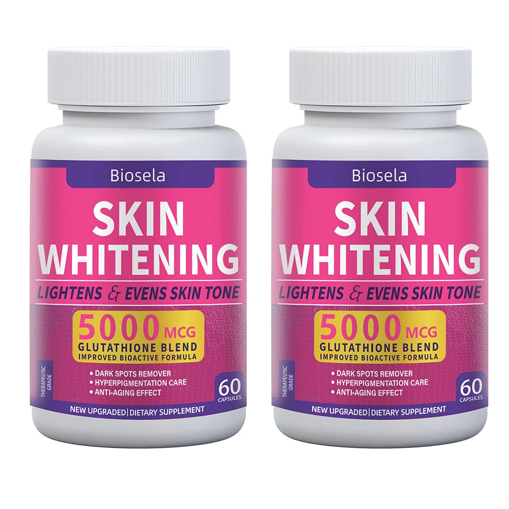 Foods Supplement Glutathione 5000mcg Vitamin C Skin Tone