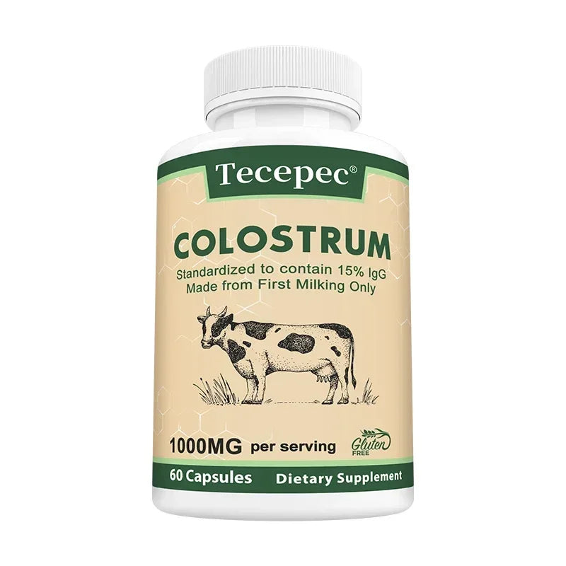 Colostrum Supplement for Digestive, Skin & Hair Health
