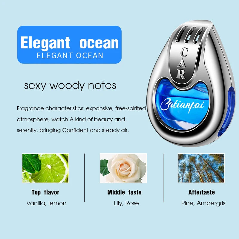Car Air Freshener Fragrance Car Interior Air Vent Creative Diffuser Lasting Pendant Aromatherapy