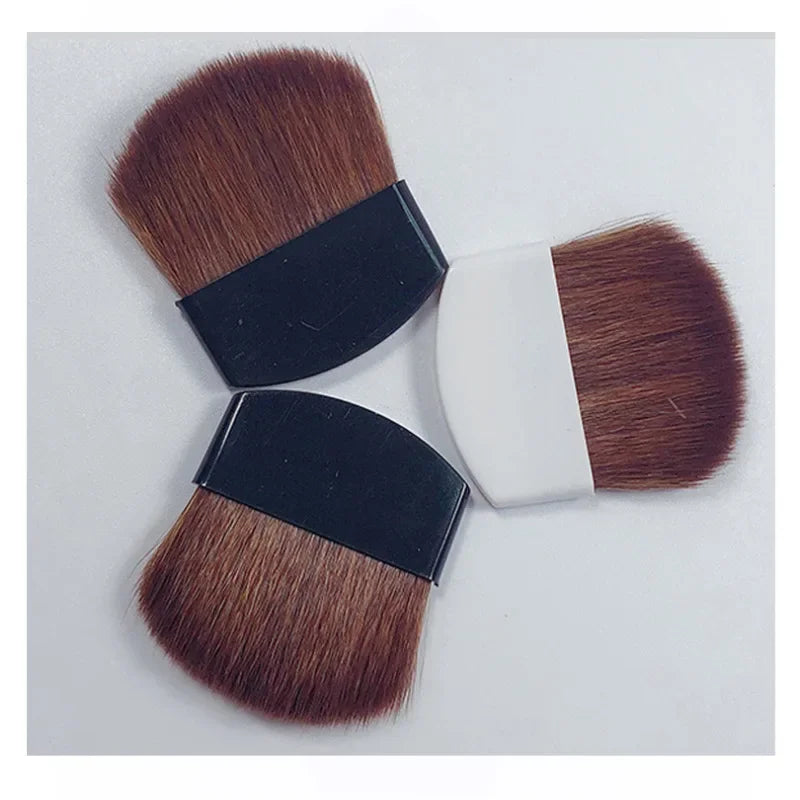 New Makeup Brush Beauty Powder Face Blush Brushes Portable Professional Foundation - three brushes displayed.