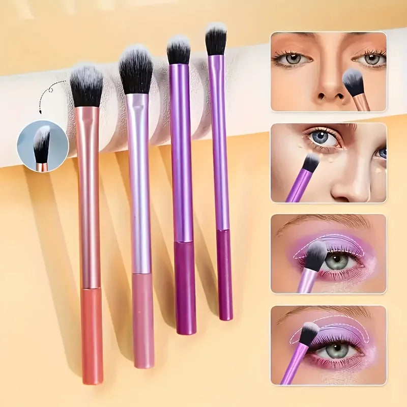 soft synthetic makeup brush kit