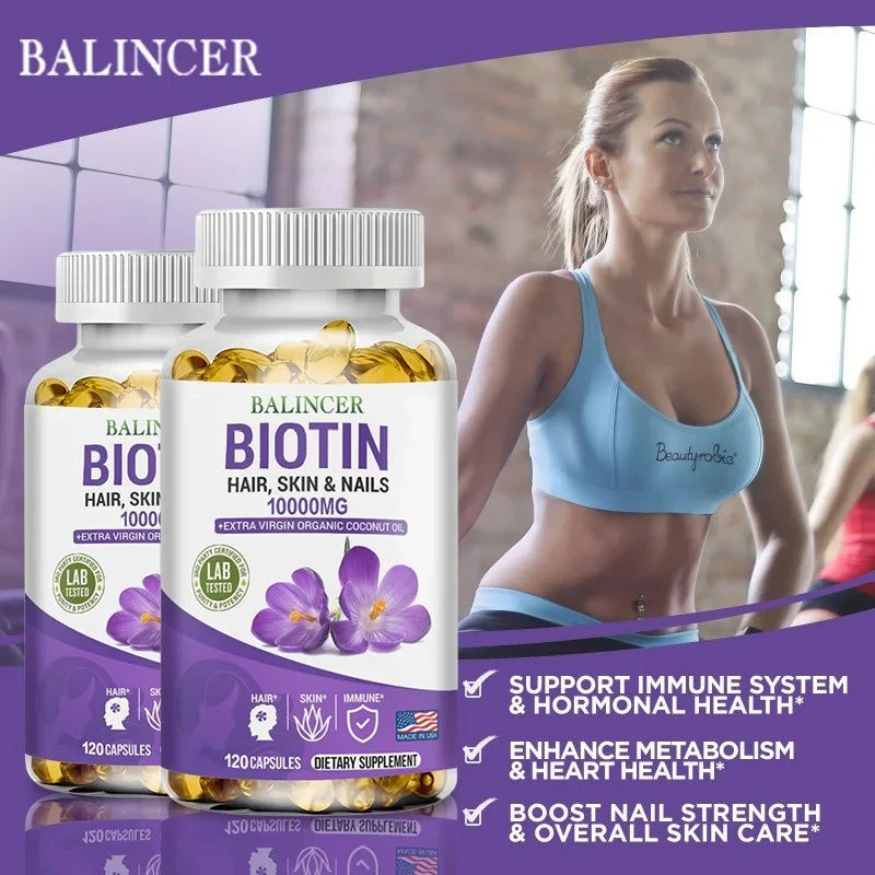 Balancer biotin supplement supports healthy skin immune