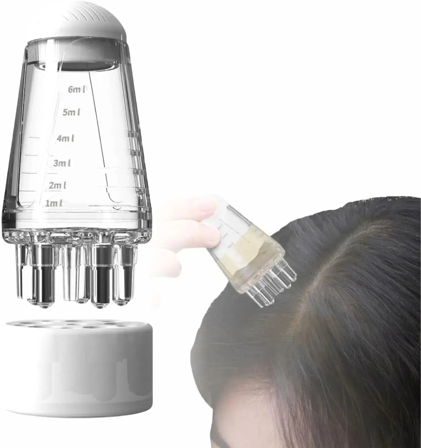 Hair Oil Applicator Scalp Massage Essential Serums relaxation