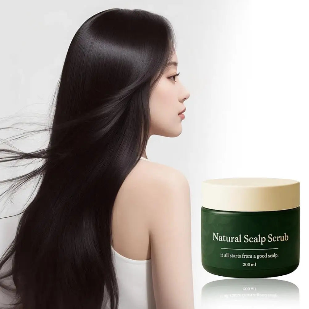 200ml Scalp Scrub Deep Cleansing Hair Care Scrub Exfoliating & Refreshing Nourishing Scalp Scrub Oil Control Remove Dirt