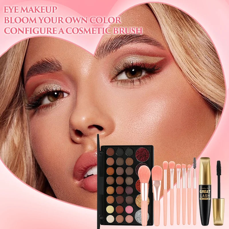 All In One Makeup Kit for Women Full Kit Set for Valentine&