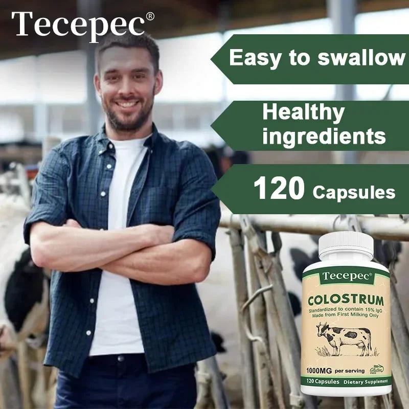 Colostrum Supplement for Digestive, Skin & Hair Health