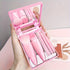 5Pcs Portable Makeup Brush Set With Mirror