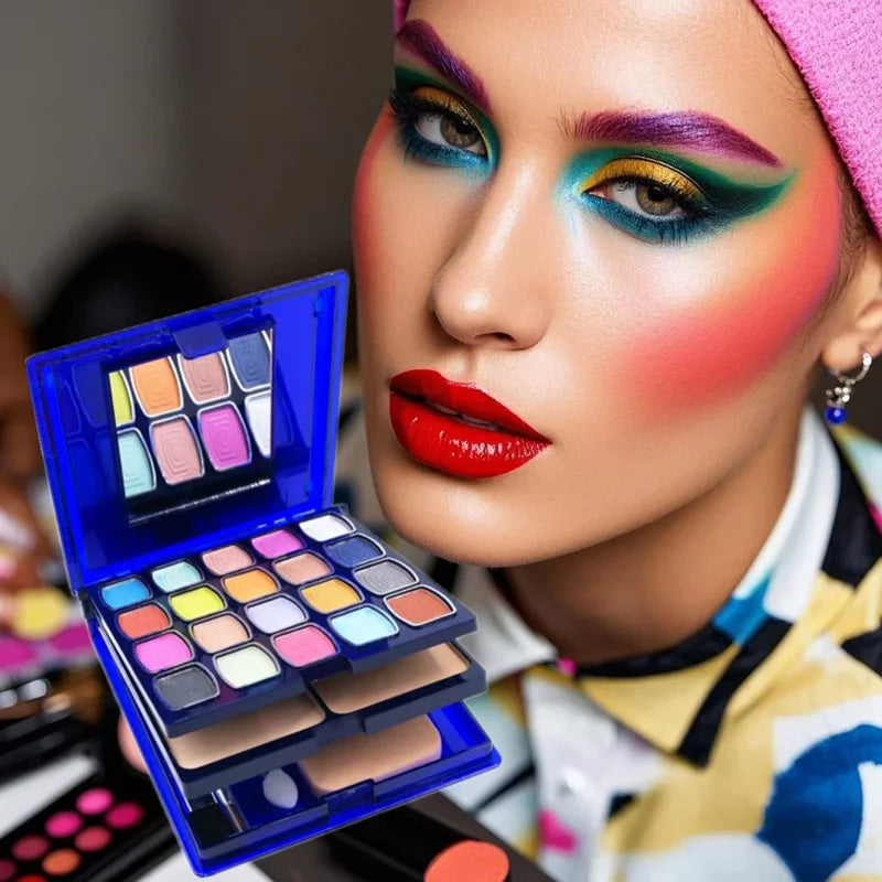 30-color multifunctional makeup palette eyeshadow + blush + powder + lip gloss