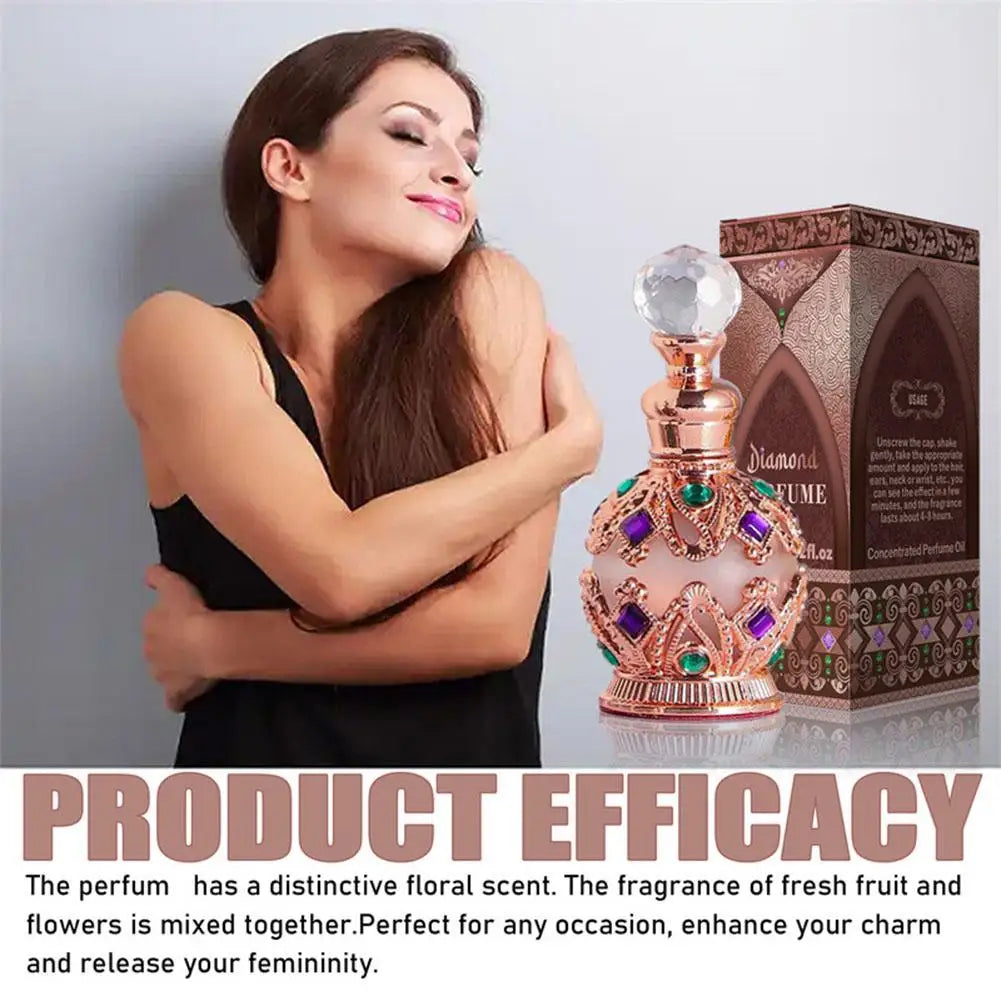 Exotic Arabian Perfume For Women Enchanting Floral Bouquet With Rose