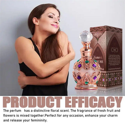 Exotic Arabian Perfume For Women Enchanting Floral Bouquet With Rose