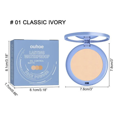 Sunscreen Powder Cosmetic Face Powder Oil-Control Waterproof Lasting Matte Concealer