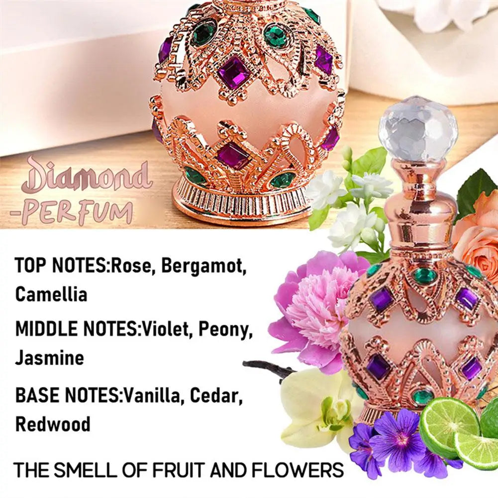 Exotic Arabian Perfume For Women Enchanting Floral Bouquet With Rose