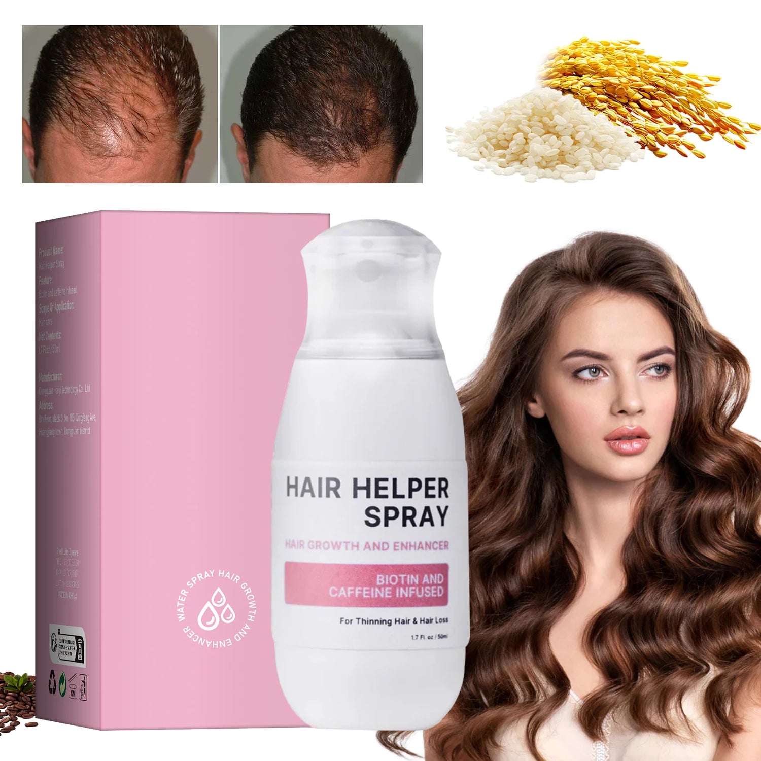 hair nourishing spray for scalp strengthen Hair Follicles