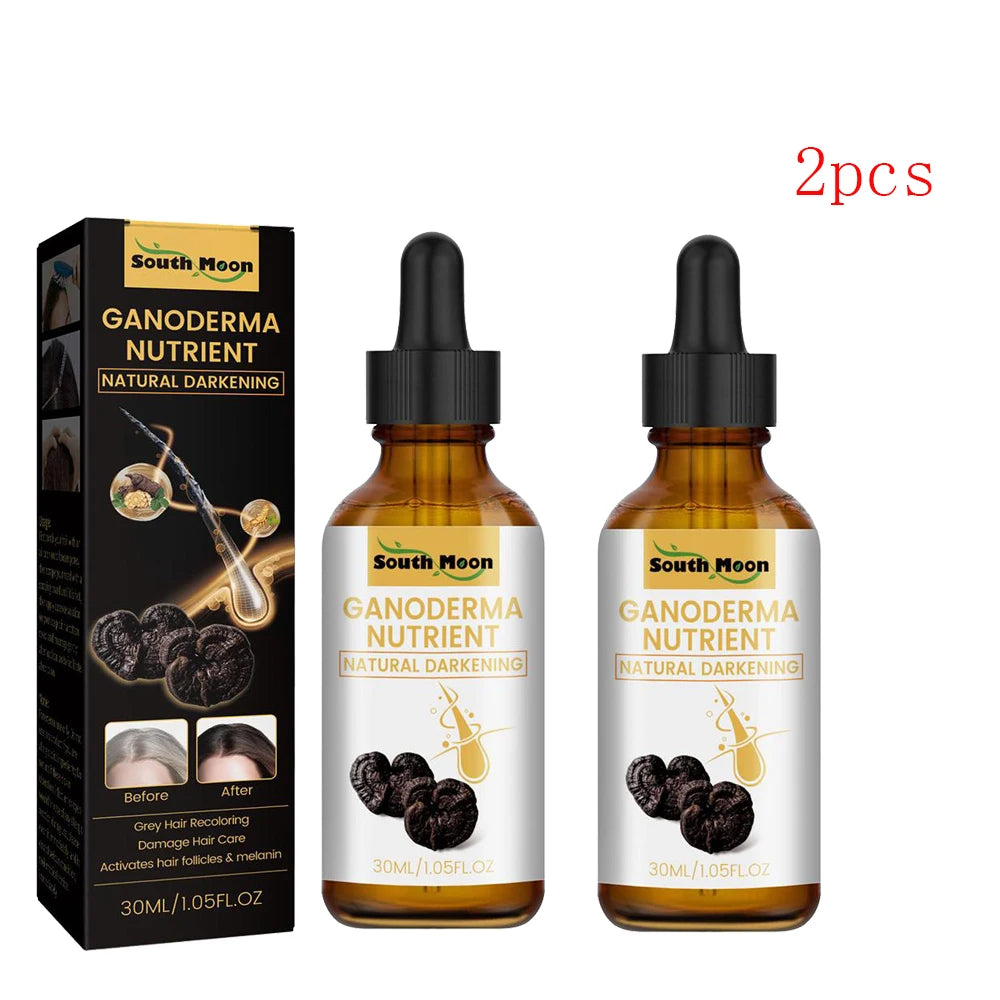 White To Black Hair Oil For Repairing From White To Black 