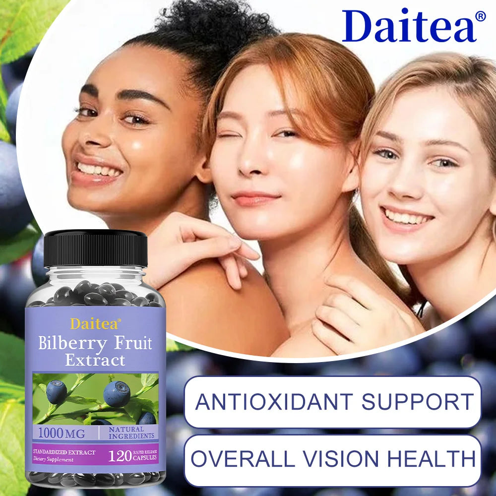 bilberry extract eye vitamin supplement