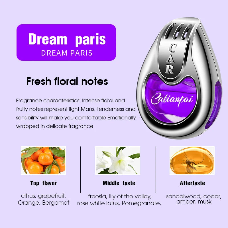 Car Air Freshener Fragrance Car Interior Air Vent Creative Diffuser Lasting Pendant Aromatherapy 