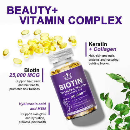Free Sipping Biotin &amp; Collagen Supplement Skin Beauty Health