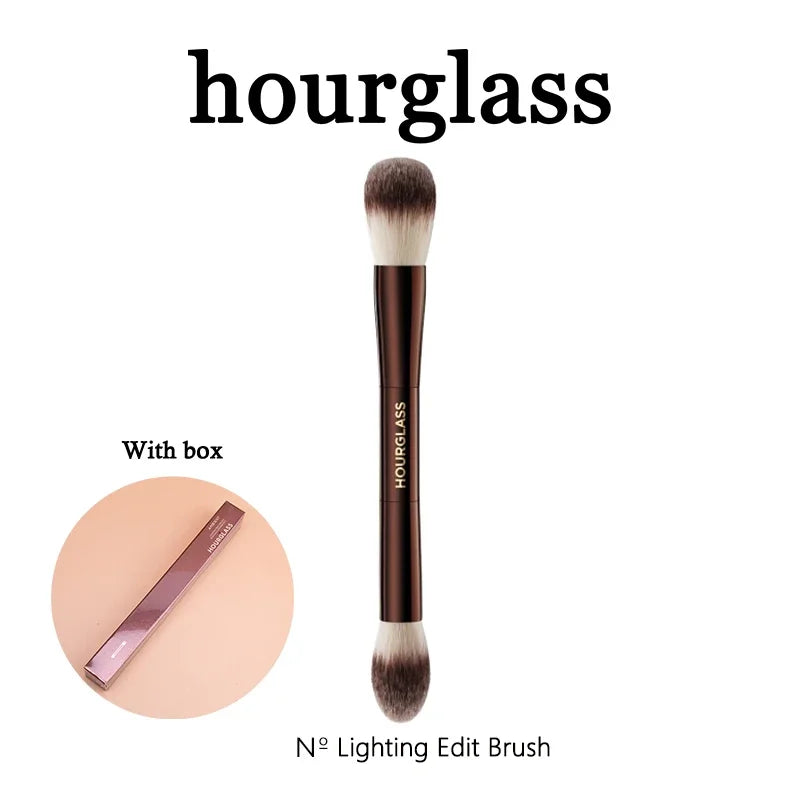 Hourglass N° Lighting Edit Brush with box, perfect for applying powder foundation makeup brush set.