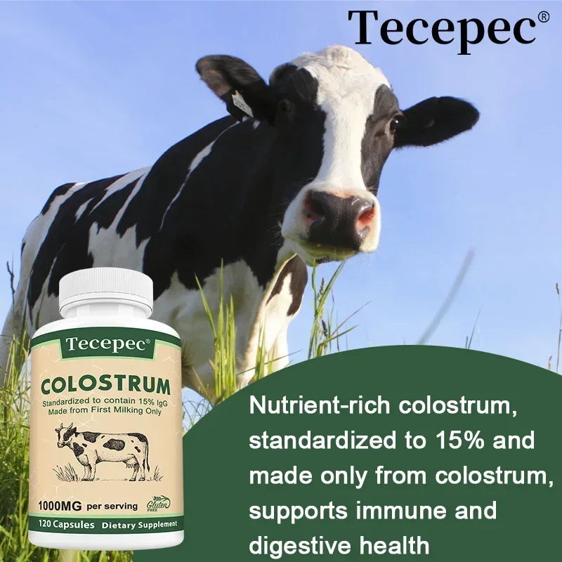 Colostrum Supplement for Digestive, Skin &amp; Hair Health