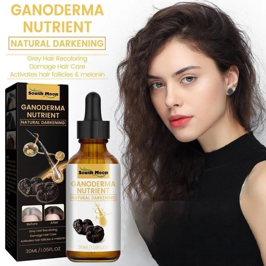 White To Black Hair Oil For Repairing From White To Black 