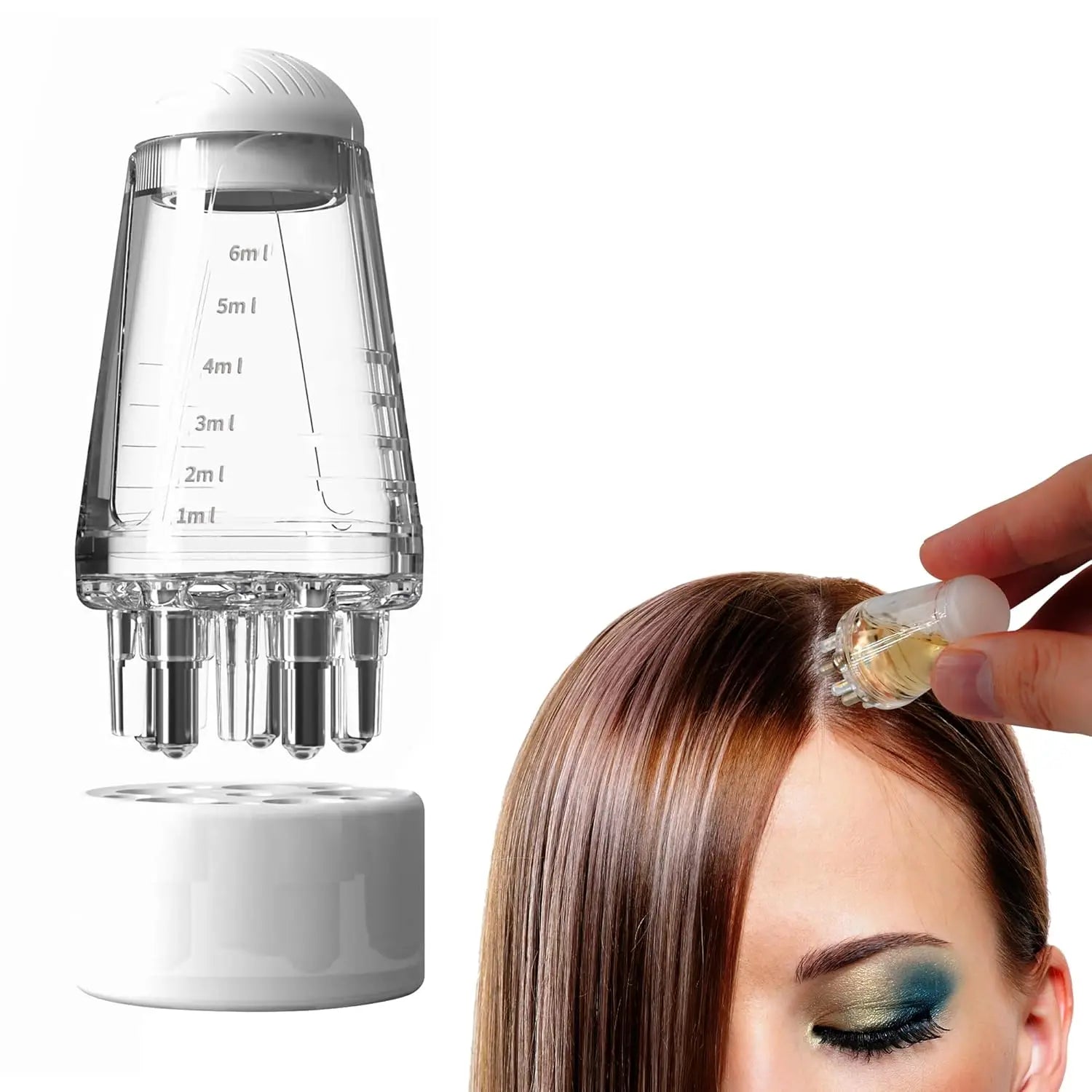 Hair Oil Applicator Scalp Massage Essential Serums relaxation