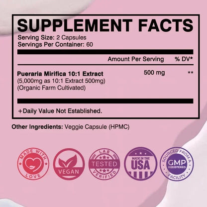 Pueraria Mirifica breast supplement
