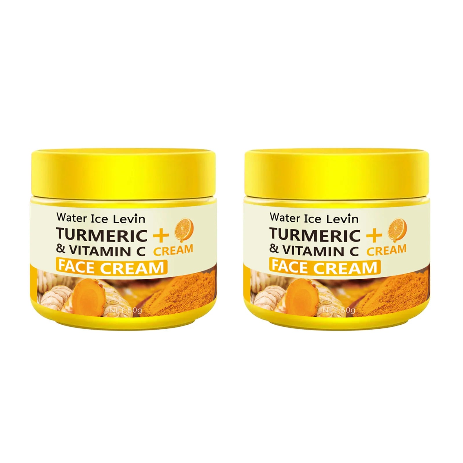 Turmeric Vitamin C Anti Aging Cream Moisturizing from Water Ice Levin in attractive packaging for radiant skin.