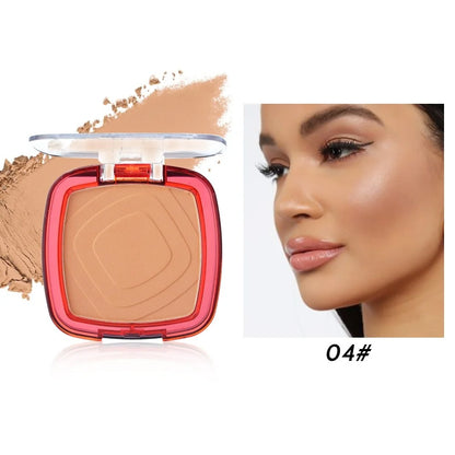 Matte Set Powder Full Coverage Pressed Powder Foundation With Puff Applicator 24H Fresh Wear Weightless Finishing Powder Makeup