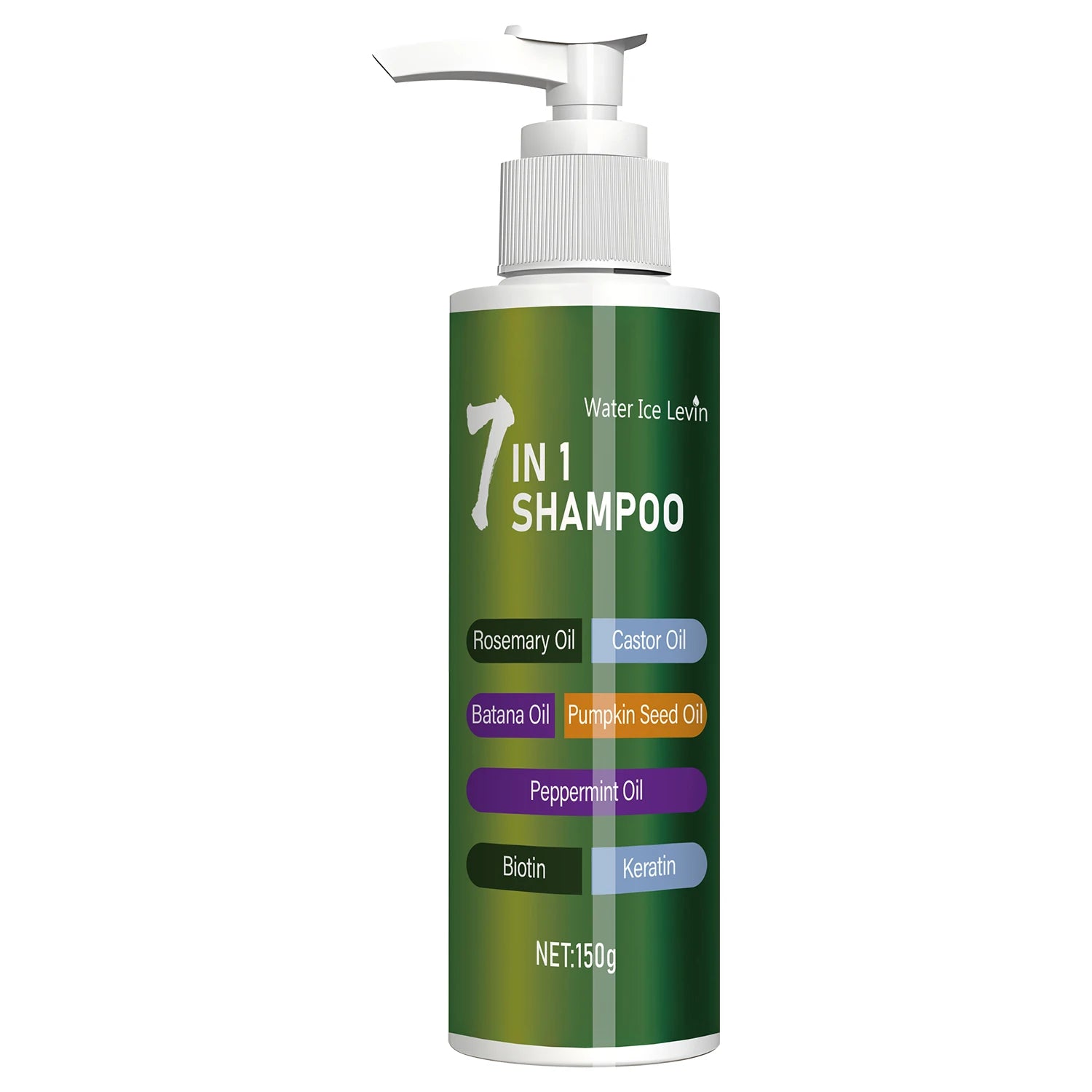 7-in-1 Shampoo Rich in Rosemary Castor Oil Gentle Cleansing 