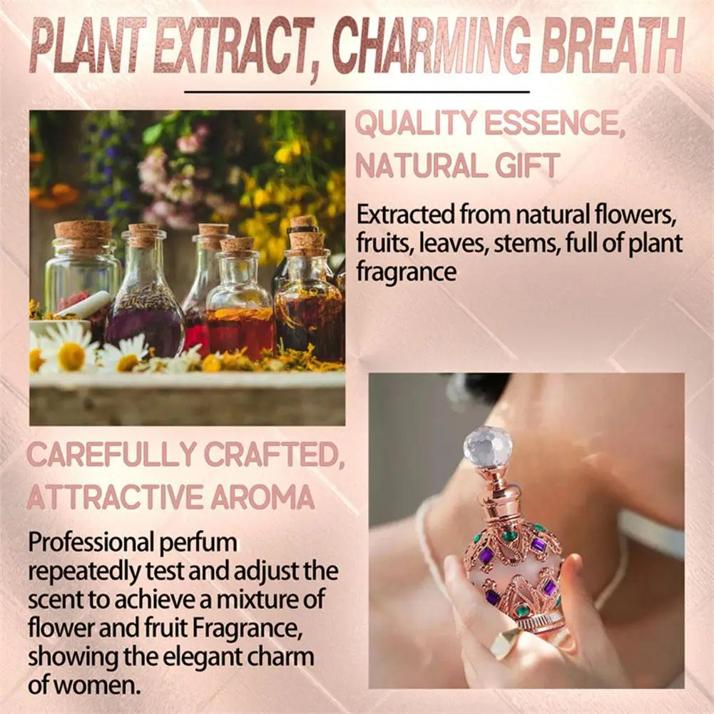 Exotic Arabian Perfume For Women Enchanting Floral Bouquet With Rose