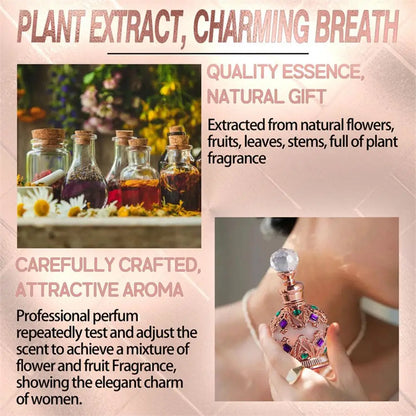 Exotic Arabian Perfume For Women Enchanting Floral Bouquet With Rose
