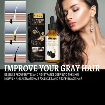 White To Black Hair Oil For Repairing From White To Black 