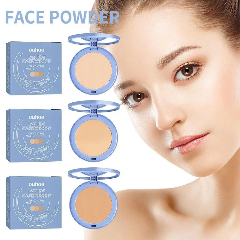 Sunscreen Powder Cosmetic Face Powder Oil-Control Waterproof Lasting Matte Concealer