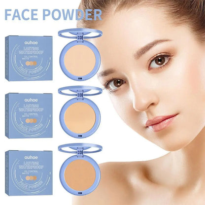 Sunscreen Powder Cosmetic Face Powder Oil-Control Waterproof Lasting Matte Concealer
