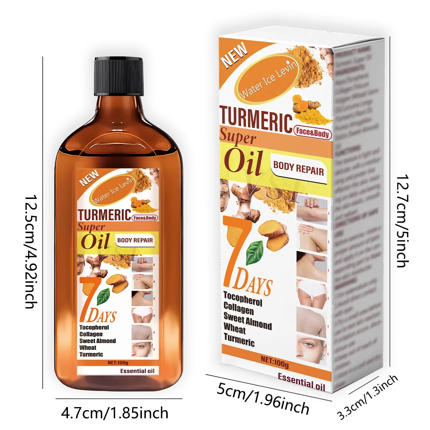 Turmeric Skin Care Essential Oil Moisturizing and Brightening delicate
