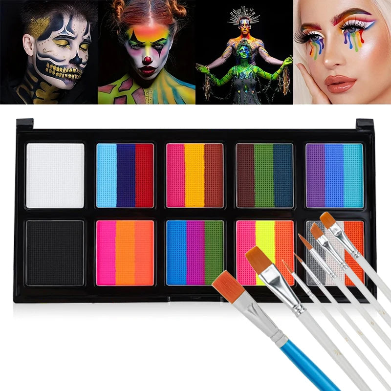 Body Face Painting Kit for Kids Adults10 Color Face Makeup