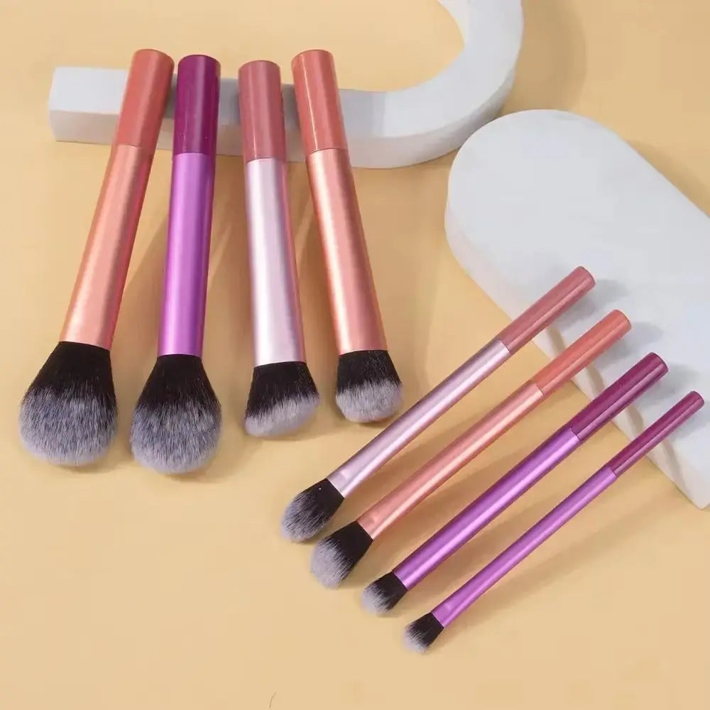 7PcsSet Soft Makeup Brush Kit Synthetic Hair Easy To Clean