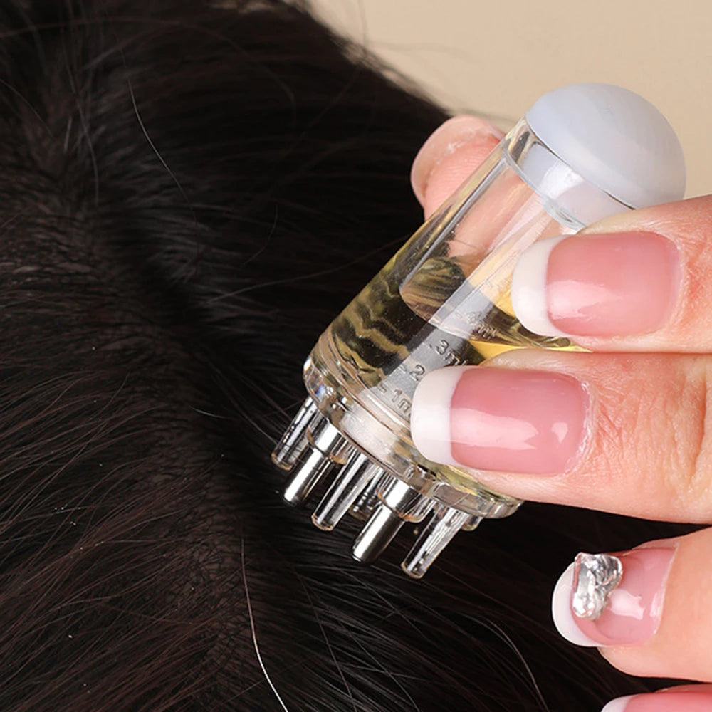 Hair Oil Applicator Scalp Massage Essential Serums relaxation