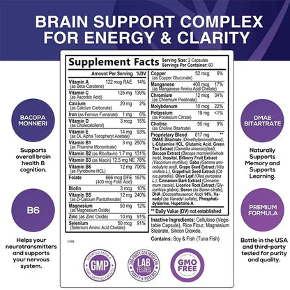 brain health supplement with B vitamins