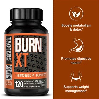 Fat Burner Supplement-Boosts Immune System, Detoxifies, Boosts Metabolism, Boosts Digestive System, and Boosts Energy for Unisex