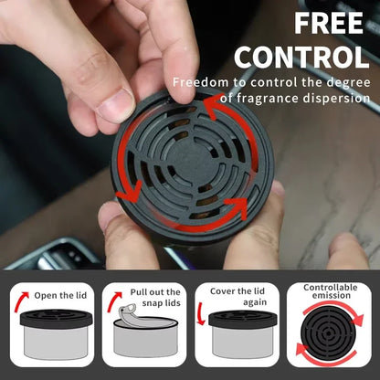 Car Air Fresheners Odor Eliminator Essential Long-Lasting Fragrance Lemon Cherry Ocean Strawberry Cologne Aromatherapy